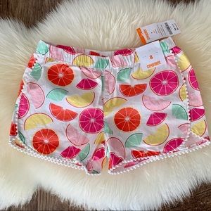 Gymboree Fruit Slices Shorts 8